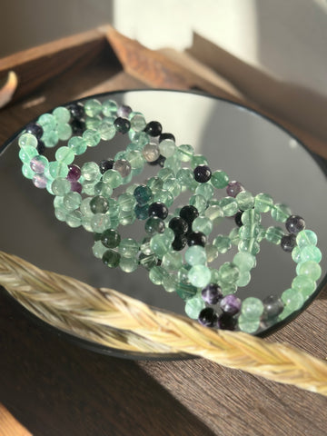Fluorite Bracelets- 10mm beads