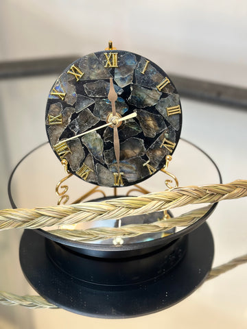 Labradorite Clock