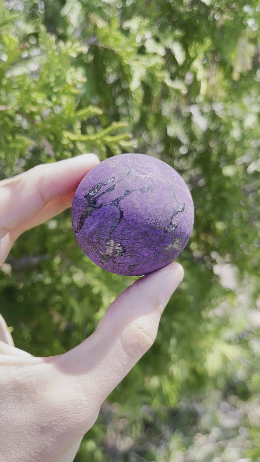 Purpurite Sphere