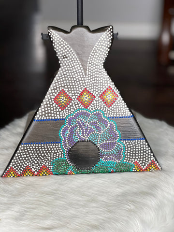 Painted Tipi Wall Hanging